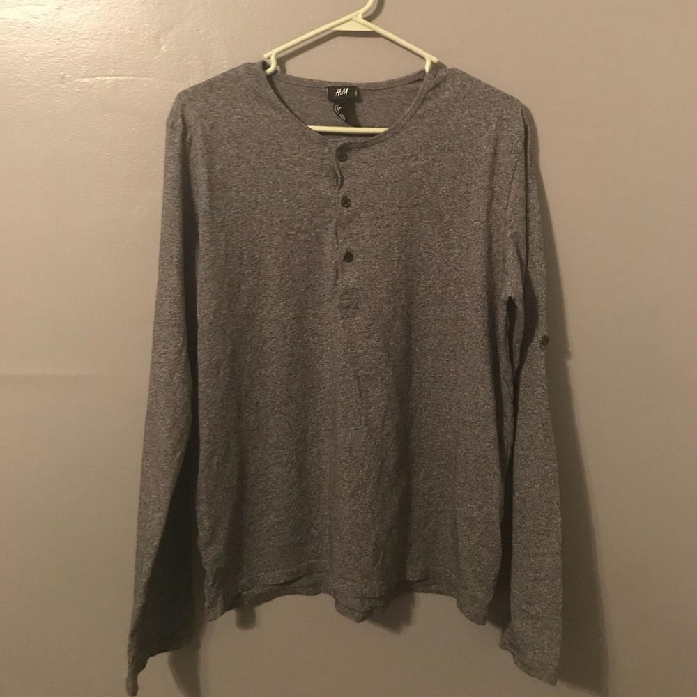 Gray Long Sleeve Shirt